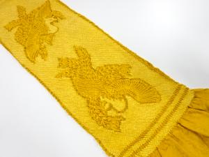 正絹　振袖用　絞り　帯揚げ